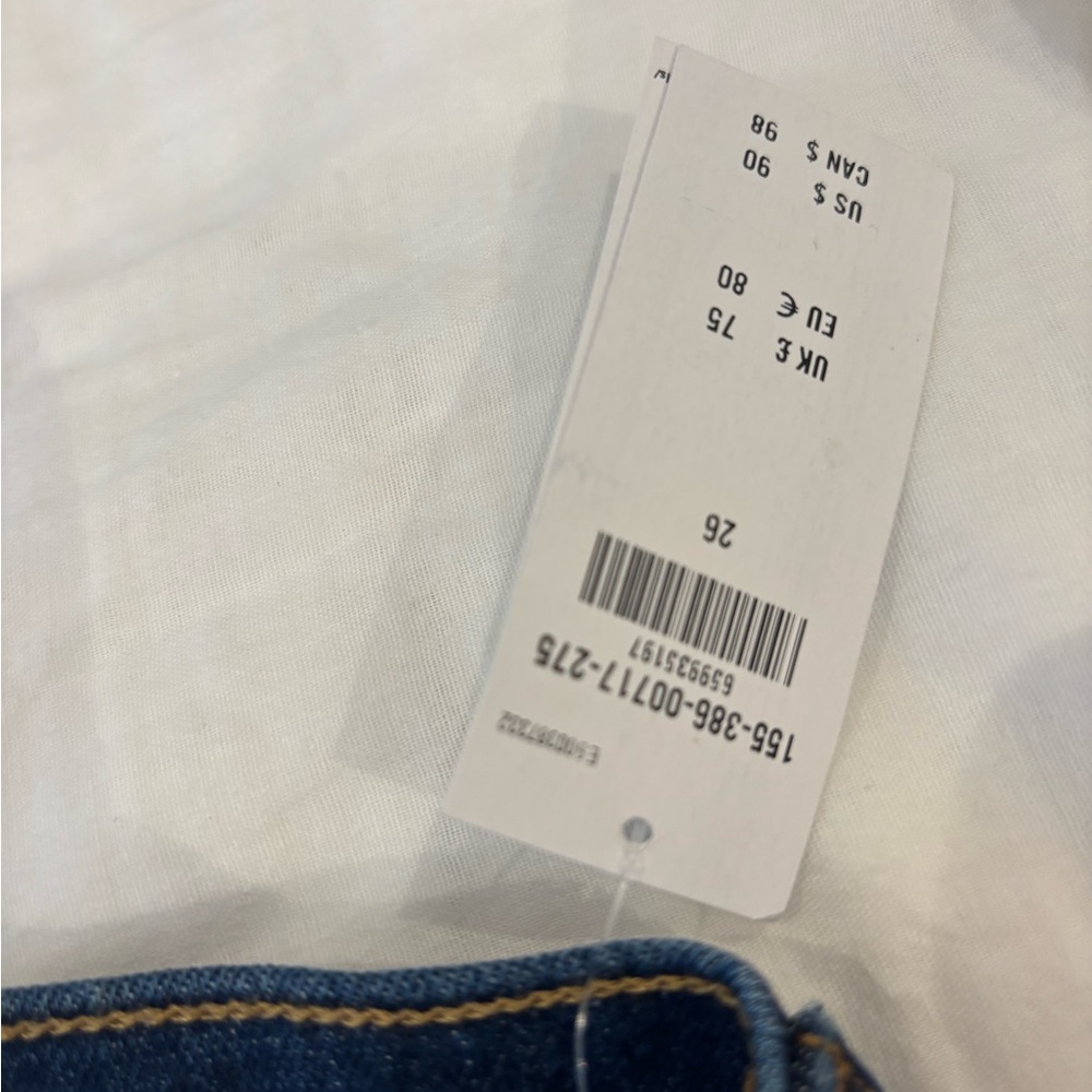 BRAND NEW NEVER WORN Abercrombie & Fitch Blue Straight Jeans Timeless Design - Picture 4 of 4